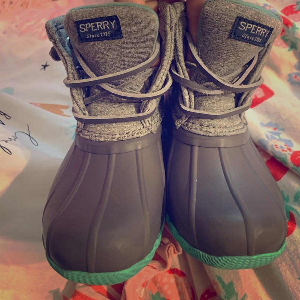 little girls sperry duck boots